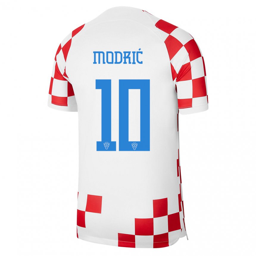 Niño Camiseta Croacia Luka Modric #10 Rojo 1ª Equipación 22-24 La Camisa Argentina