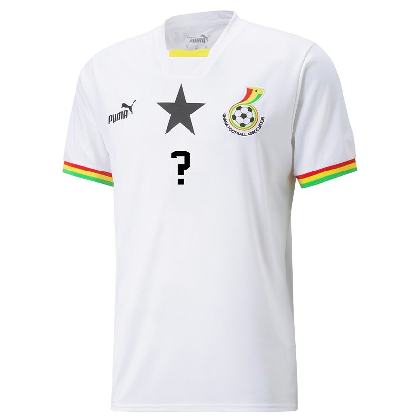 Niño Camiseta Ghana Su Nombre #0 Blanco 1ª Equipación 22-24 La Camisa Argentina