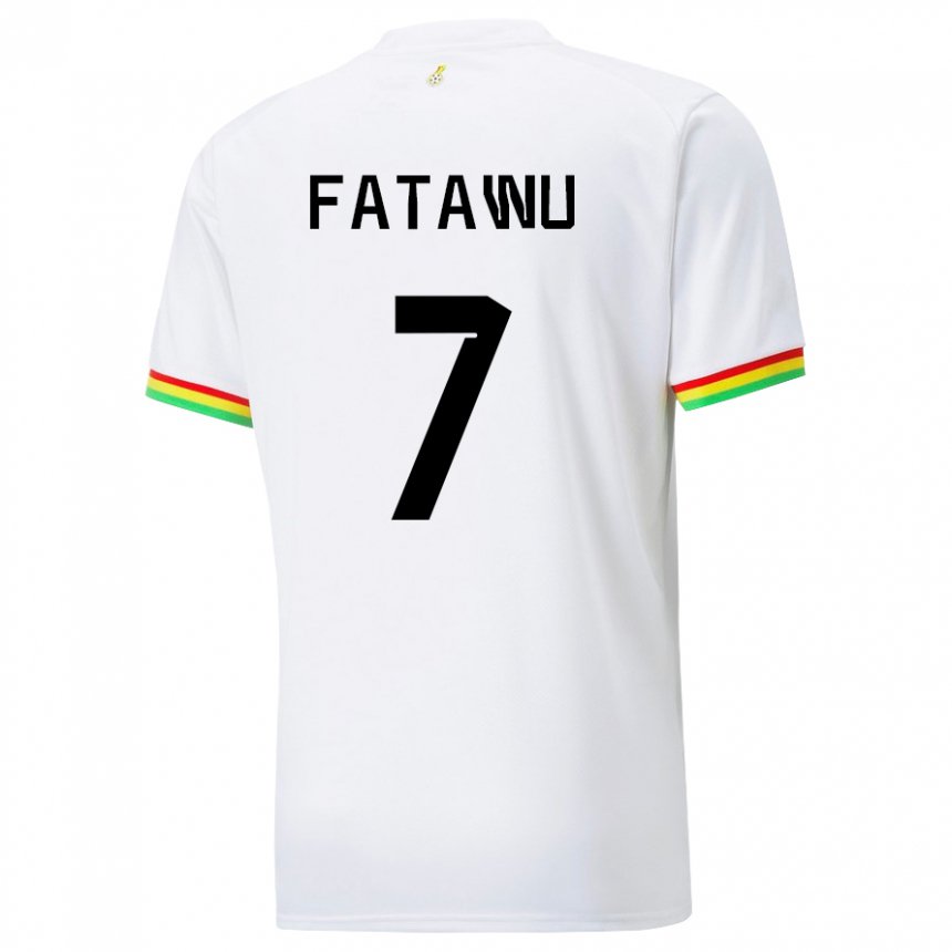 Niño Camiseta Ghana Issahaku Fatawu #7 Blanco 1ª Equipación 22-24 La Camisa Argentina