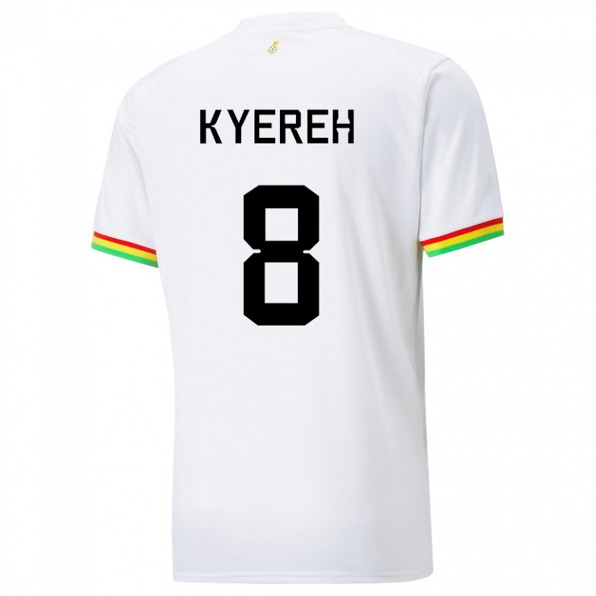 Niño Camiseta Ghana Daniel-kofi Kyereh #8 Blanco 1ª Equipación 22-24 La Camisa Argentina