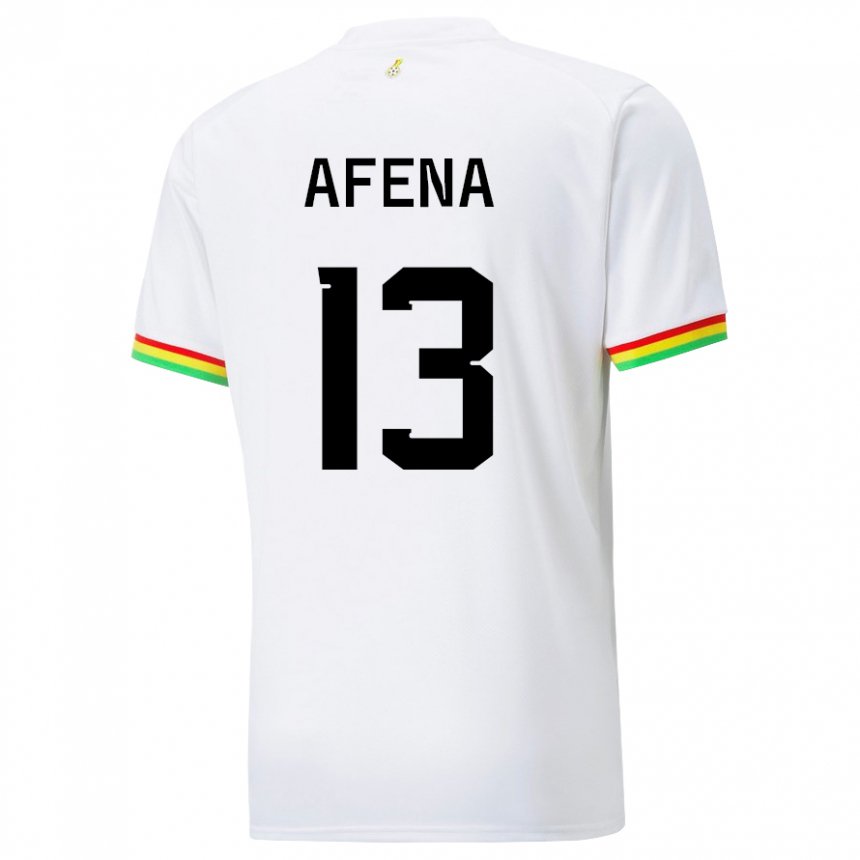 Niño Camiseta Ghana Felix Afena-gyan #13 Blanco 1ª Equipación 22-24 La Camisa Argentina