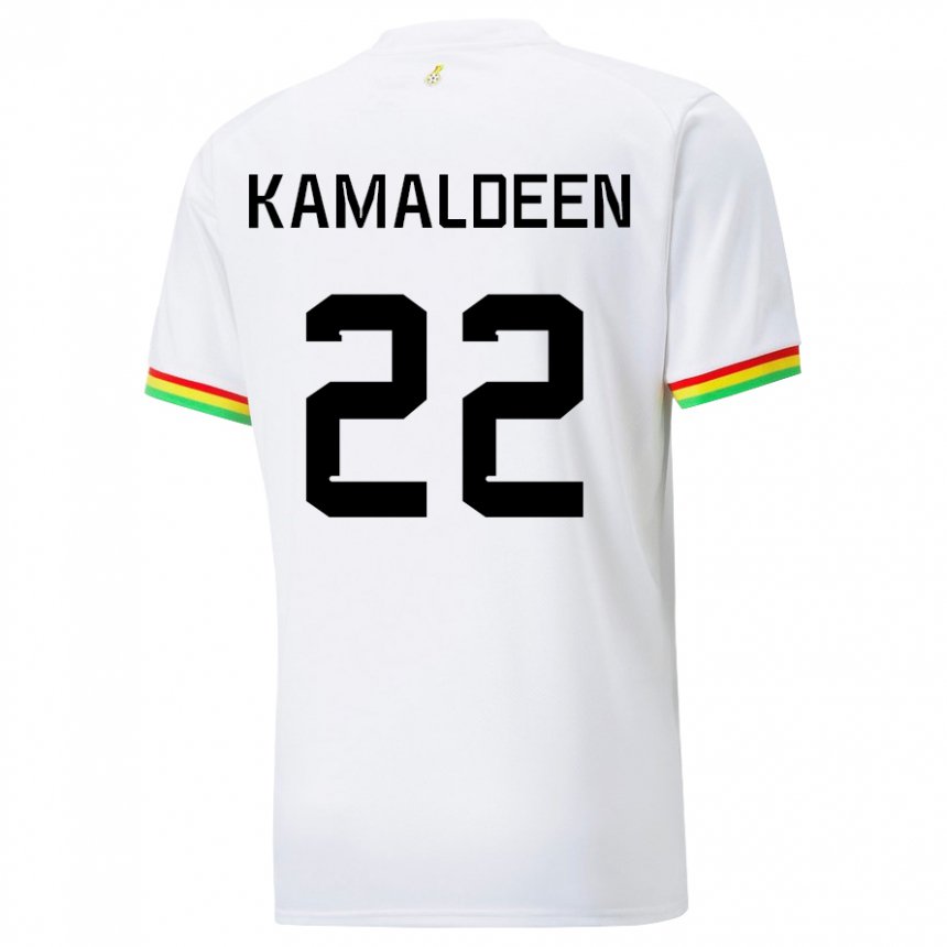 Niño Camiseta Ghana Kamaldeen Sulemana #22 Blanco 1ª Equipación 22-24 La Camisa Argentina