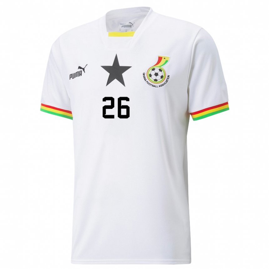 Niño Camiseta Ghana Alidu Seidu #26 Blanco 1ª Equipación 22-24 La Camisa Argentina