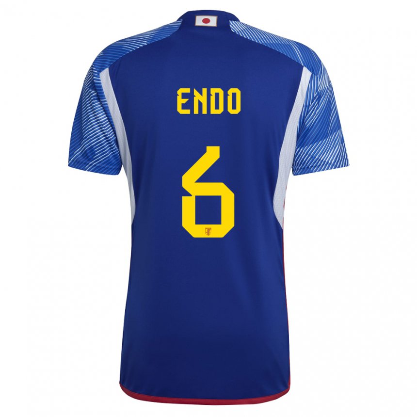 Niño Camiseta Japón Wataru Endo #6 Azul Real 1ª Equipación 22-24 La Camisa Argentina