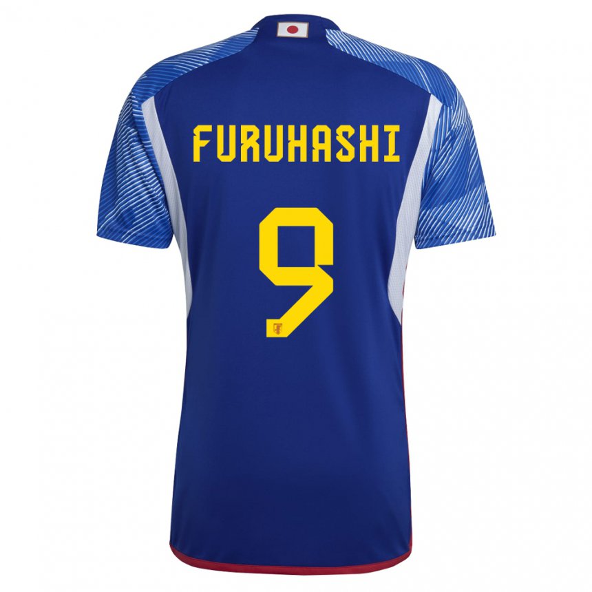 Niño Camiseta Japón Kyogo Furuhashi #9 Azul Real 1ª Equipación 22-24 La Camisa Argentina