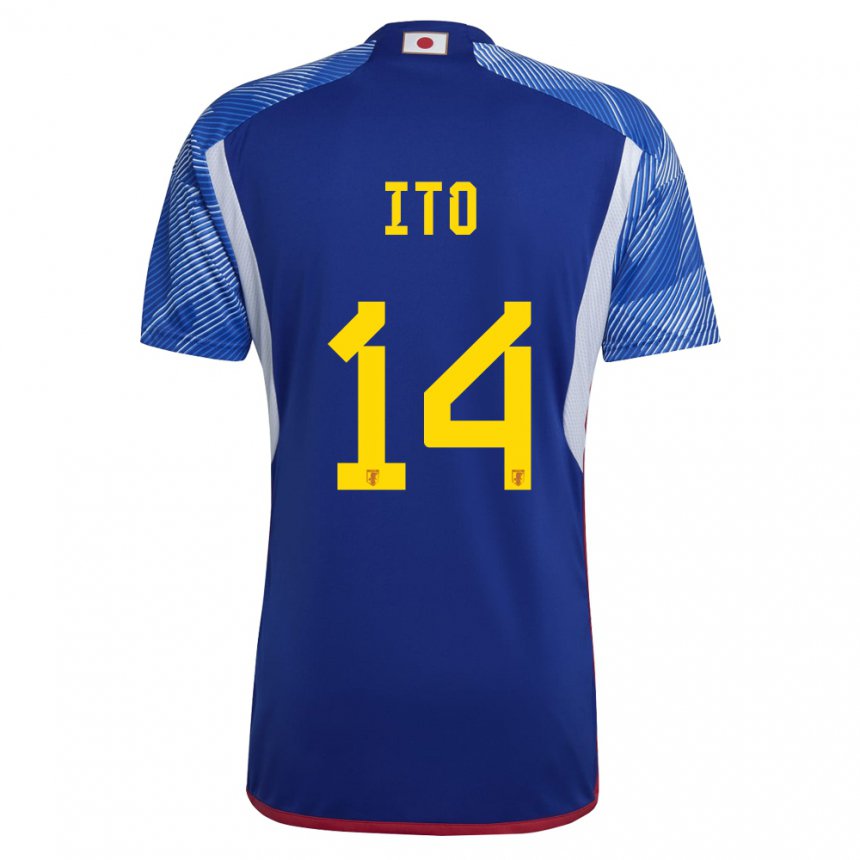 Niño Camiseta Japón Junya Ito #14 Azul Real 1ª Equipación 22-24 La Camisa Argentina