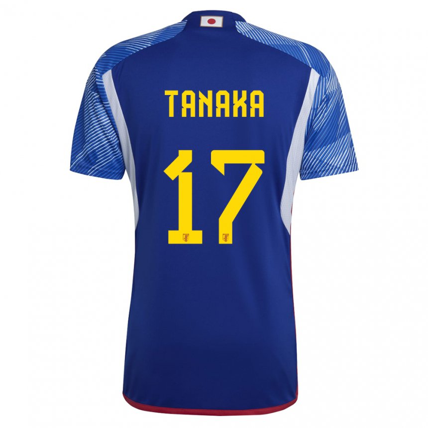 Niño Camiseta Japón Ao Tanaka #17 Azul Real 1ª Equipación 22-24 La Camisa Argentina