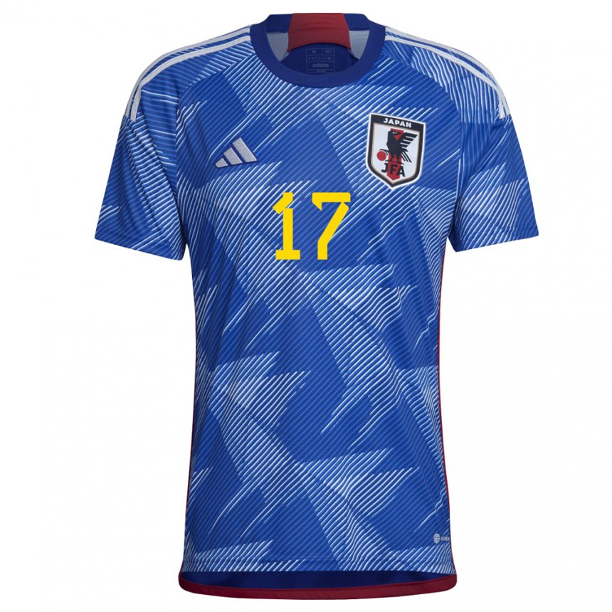 Niño Camiseta Japón Ao Tanaka #17 Azul Real 1ª Equipación 22-24 La Camisa Argentina