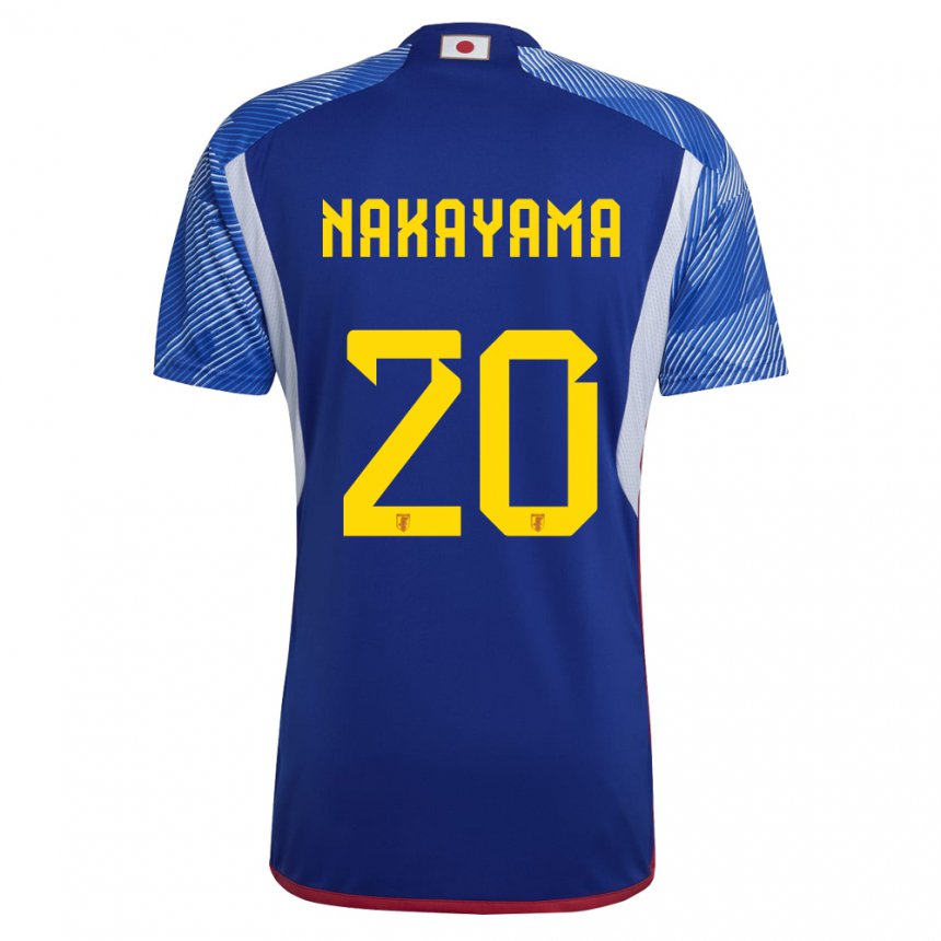 Niño Camiseta Japón Yuta Nakayama #20 Azul Real 1ª Equipación 22-24 La Camisa Argentina