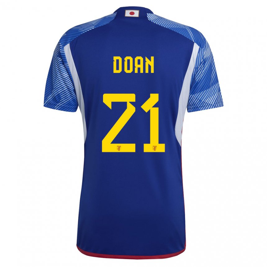 Niño Camiseta Japón Ritsu Doan #21 Azul Real 1ª Equipación 22-24 La Camisa Argentina