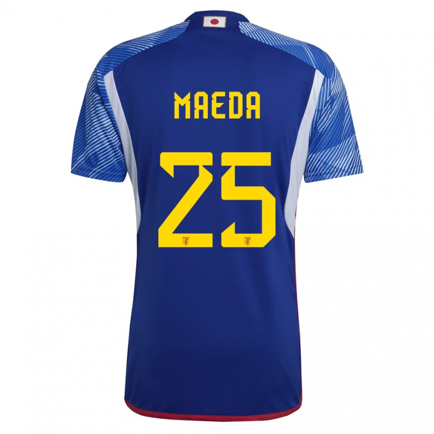 Niño Camiseta Japón Daizen Maeda #25 Azul Real 1ª Equipación 22-24 La Camisa Argentina