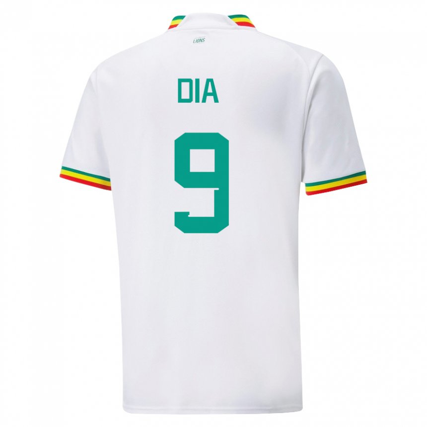 Niño Camiseta Senegal Boulaye Dia #9 Blanco 1ª Equipación 22-24 La Camisa Argentina