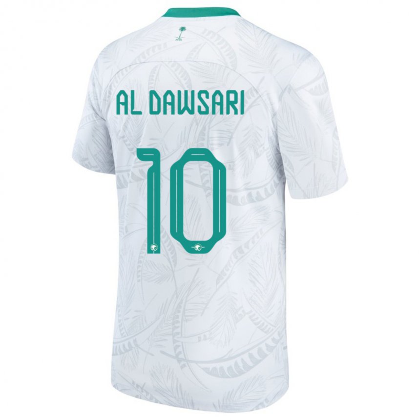 Niño Camiseta Arabia Saudita Salem Al Dawsari #10 Blanco 1ª Equipación 22-24 La Camisa Argentina