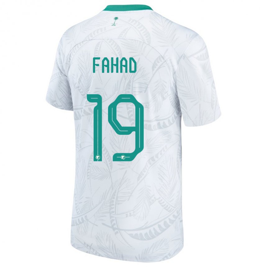 Niño Camiseta Arabia Saudita Fahad Al Muwallad #19 Blanco 1ª Equipación 22-24 La Camisa Argentina