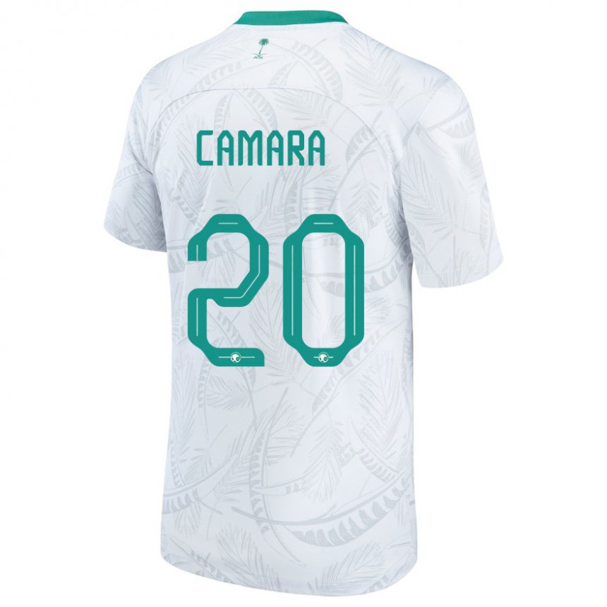 Niño Camiseta Arabia Saudita Haroune Camara #20 Blanco 1ª Equipación 22-24 La Camisa Argentina