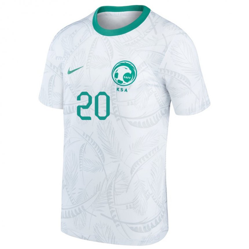 Niño Camiseta Arabia Saudita Haroune Camara #20 Blanco 1ª Equipación 22-24 La Camisa Argentina