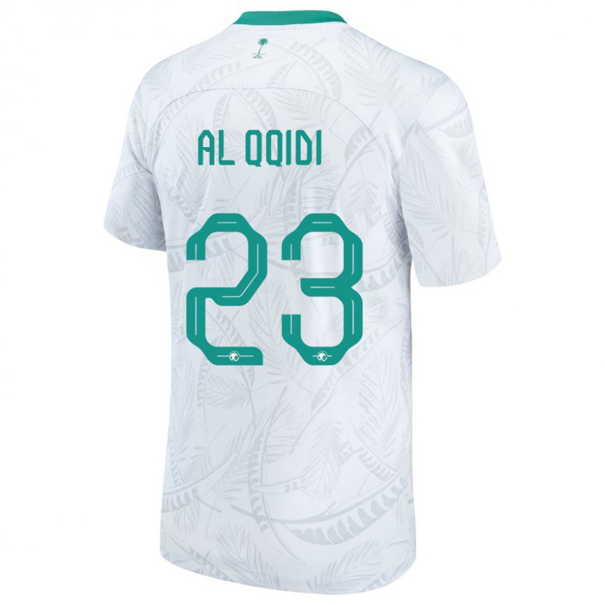 Niño Camiseta Arabia Saudita Nawaf Al Qqidi #23 Blanco 1ª Equipación 22-24 La Camisa Argentina