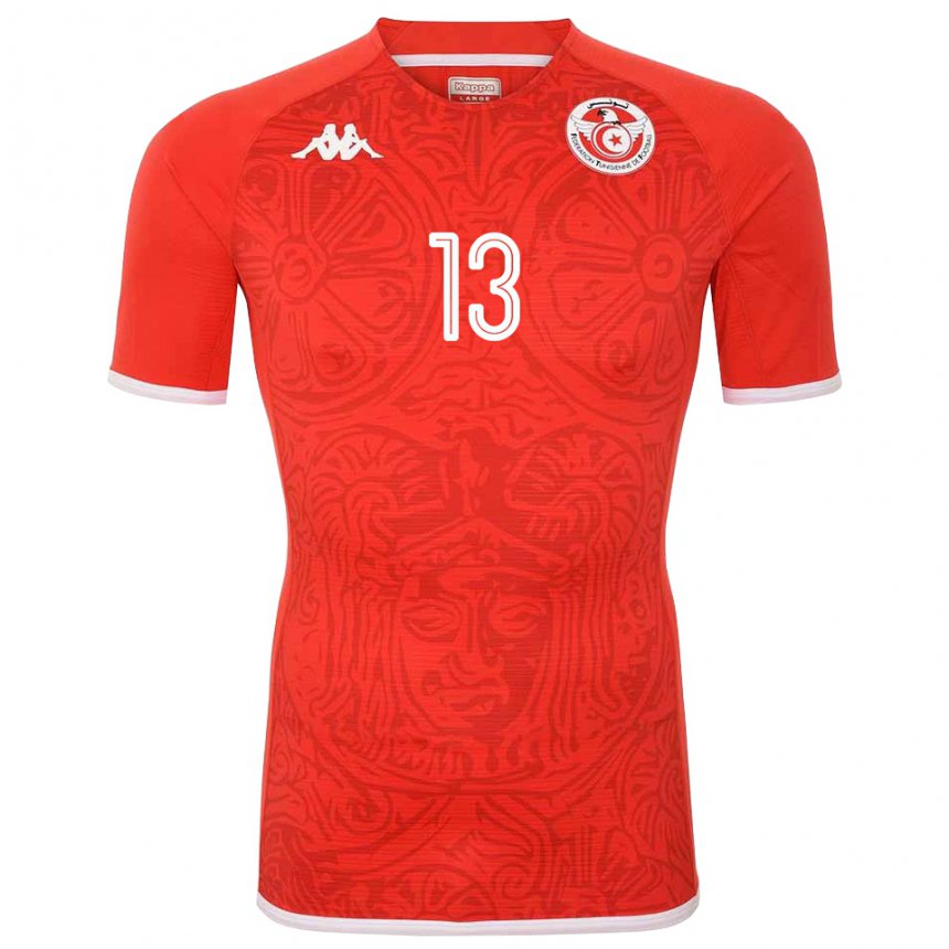 Niño Camiseta Túnez Ferjani Sassi #13 Rojo 1ª Equipación 22-24 La Camisa Argentina