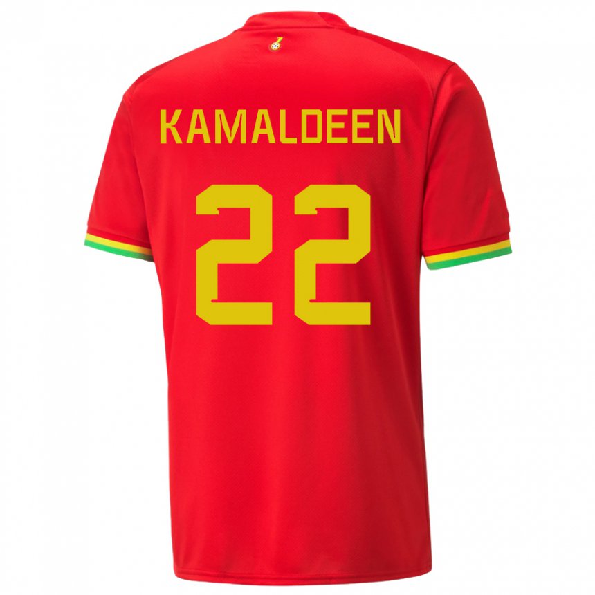 Niño Camiseta Ghana Kamaldeen Sulemana #22 Rojo 2ª Equipación 22-24 La Camisa Argentina