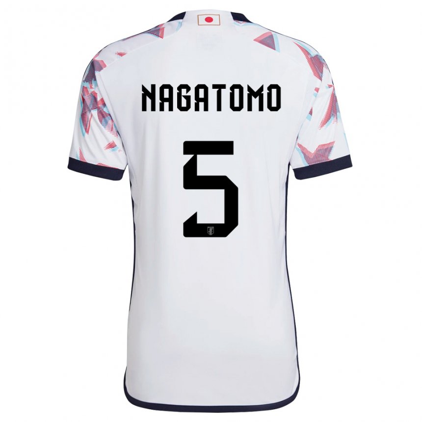 Niño Camiseta Japón Yuto Nagatomo #5 Blanco 2ª Equipación 22-24 La Camisa Argentina