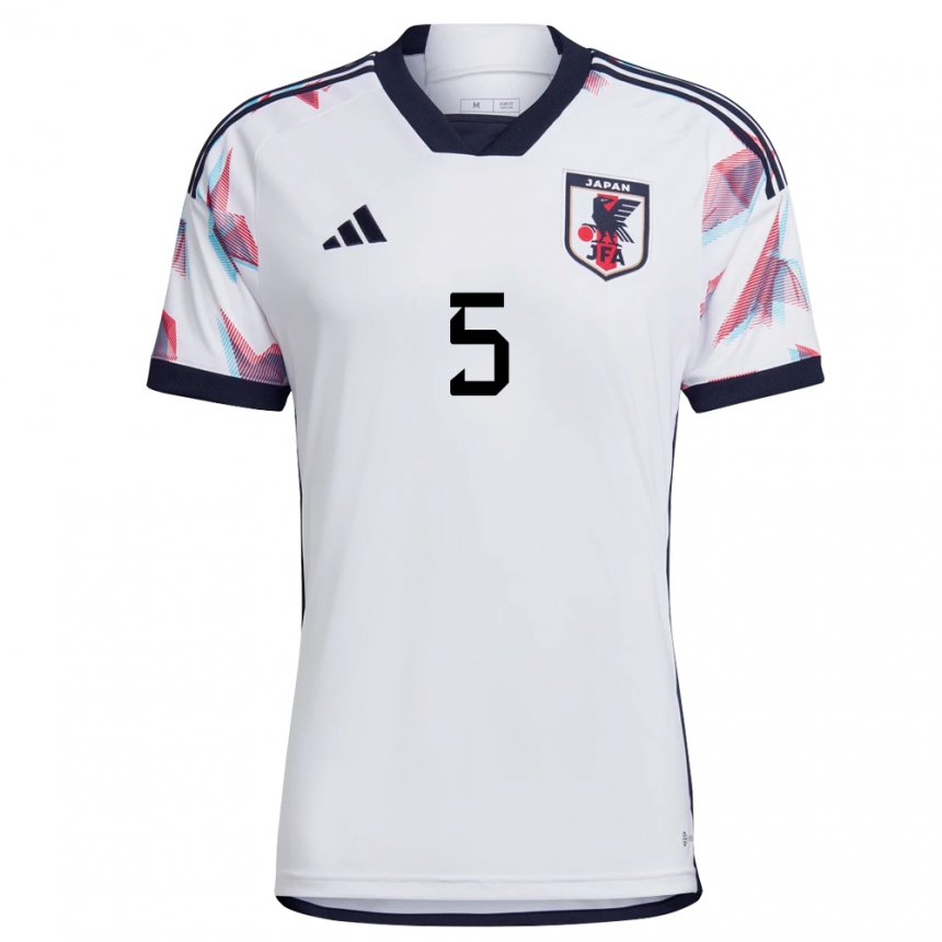 Niño Camiseta Japón Yuto Nagatomo #5 Blanco 2ª Equipación 22-24 La Camisa Argentina