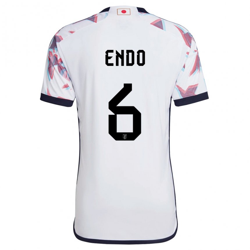 Niño Camiseta Japón Wataru Endo #6 Blanco 2ª Equipación 22-24 La Camisa Argentina