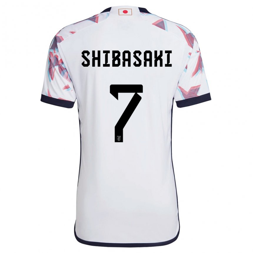 Niño Camiseta Japón Gaku Shibasaki #7 Blanco 2ª Equipación 22-24 La Camisa Argentina