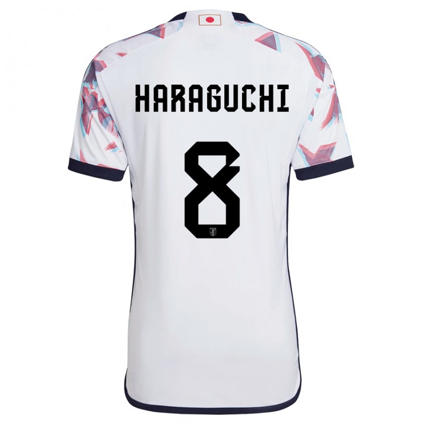 Niño Camiseta Japón Genki Haraguchi #8 Blanco 2ª Equipación 22-24 La Camisa Argentina