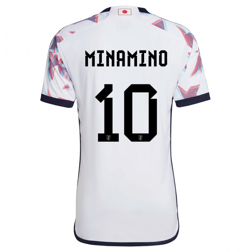 Niño Camiseta Japón Takumi Minamino #10 Blanco 2ª Equipación 22-24 La Camisa Argentina