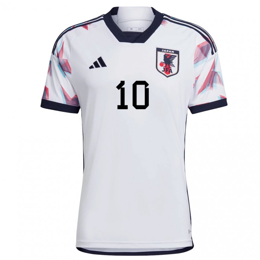 Niño Camiseta Japón Takumi Minamino #10 Blanco 2ª Equipación 22-24 La Camisa Argentina