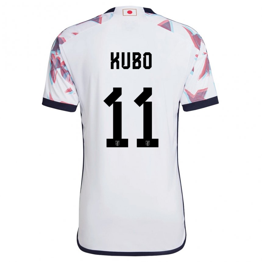 Niño Camiseta Japón Takefusa Kubo #11 Blanco 2ª Equipación 22-24 La Camisa Argentina