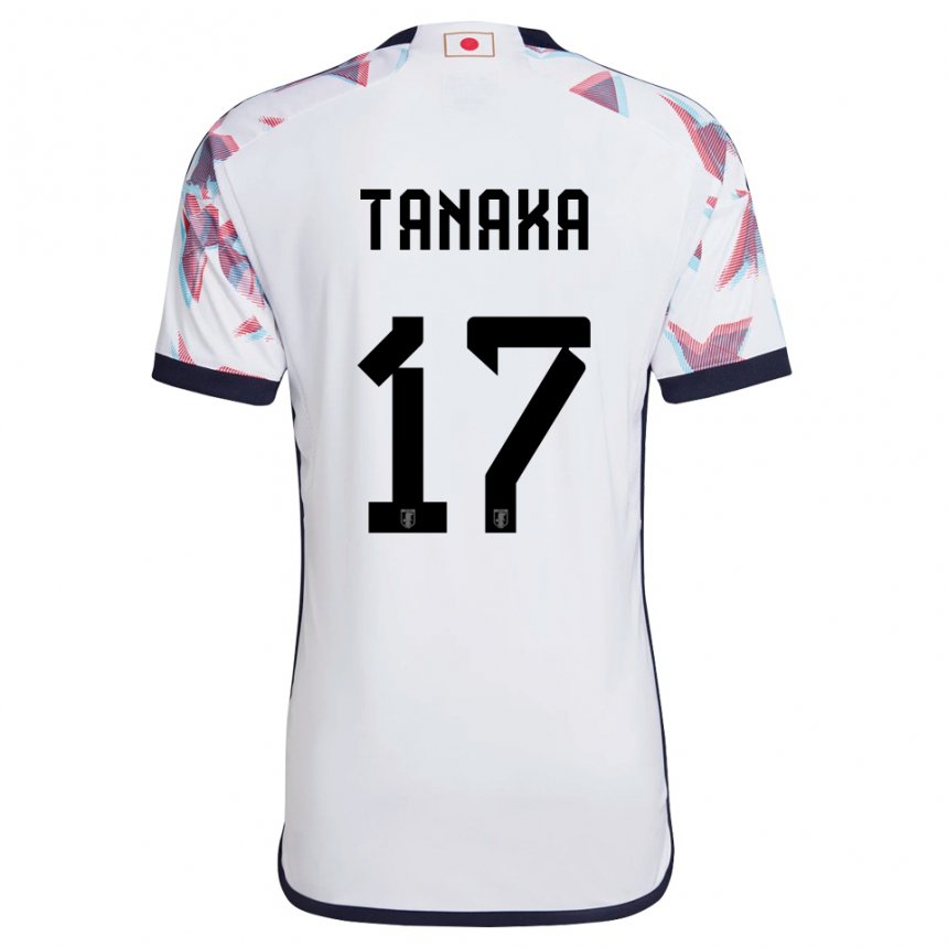 Niño Camiseta Japón Ao Tanaka #17 Blanco 2ª Equipación 22-24 La Camisa Argentina