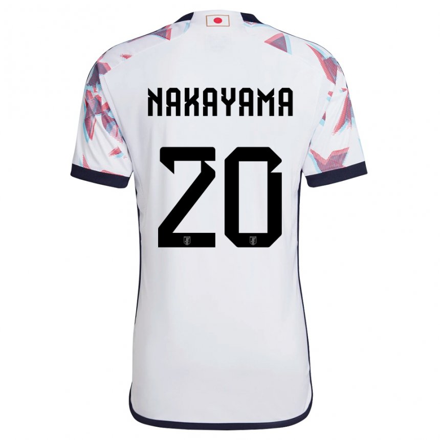 Niño Camiseta Japón Yuta Nakayama #20 Blanco 2ª Equipación 22-24 La Camisa Argentina