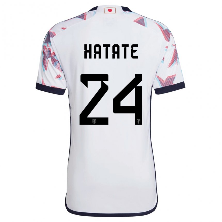 Niño Camiseta Japón Reo Hatate #24 Blanco 2ª Equipación 22-24 La Camisa Argentina