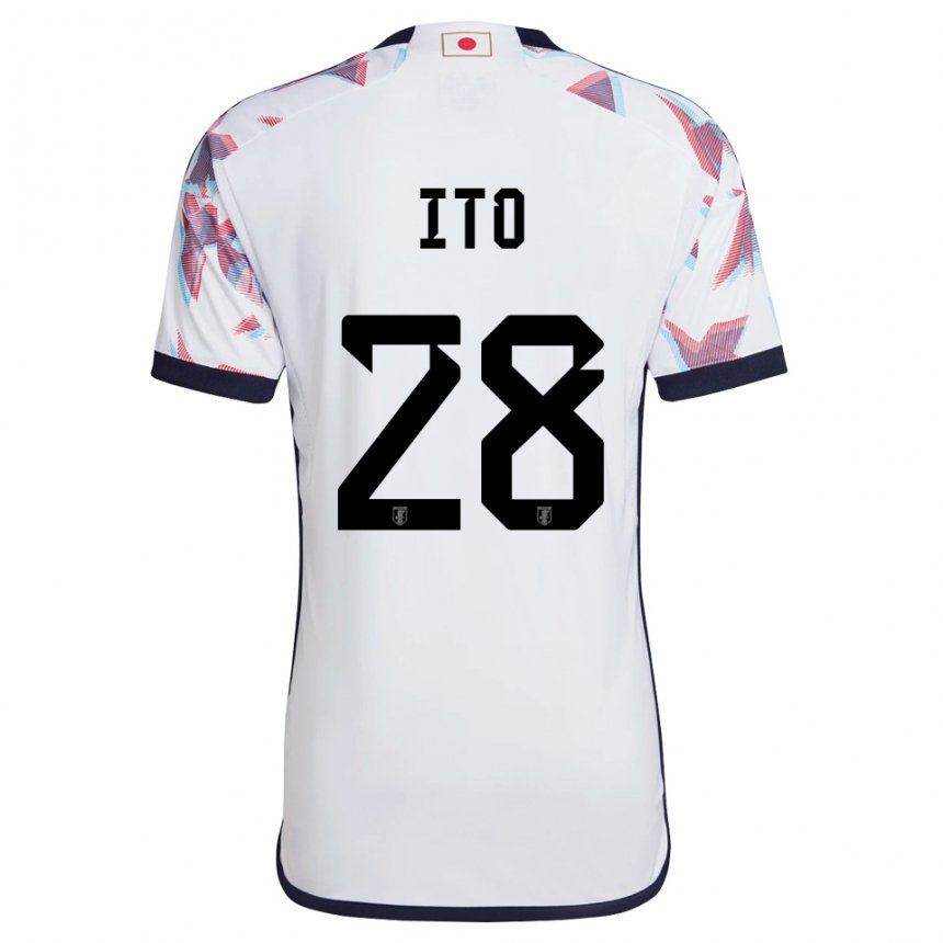 Niño Camiseta Japón Hiroki Ito #28 Blanco 2ª Equipación 22-24 La Camisa Argentina