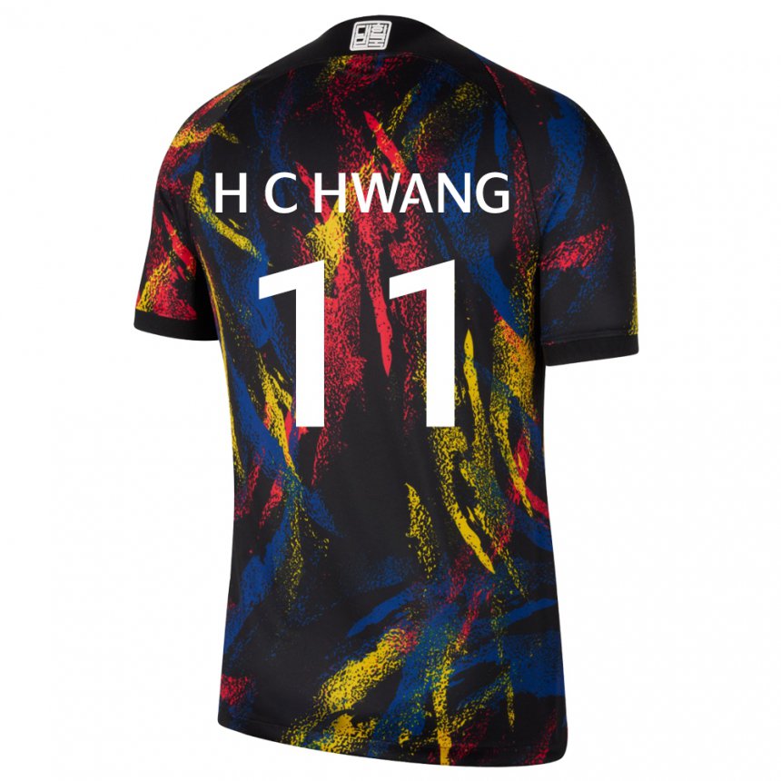 Niño Camiseta Corea Del Sur Hee-chan Hwang #11 Multicolores 2ª Equipación 22-24 La Camisa Argentina