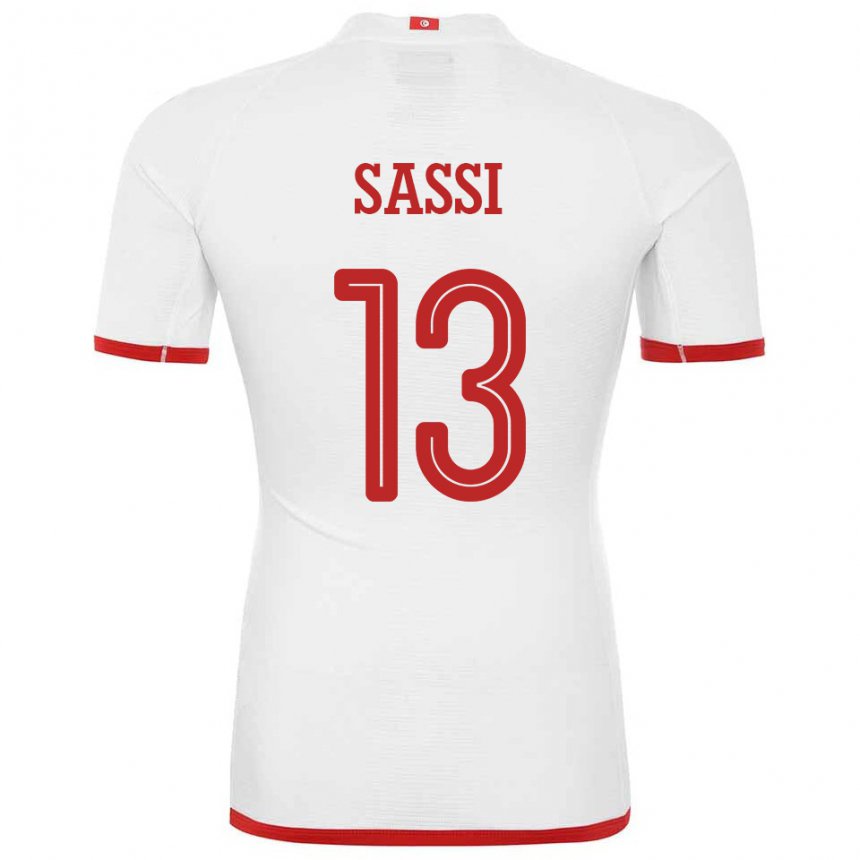 Niño Camiseta Túnez Ferjani Sassi #13 Blanco 2ª Equipación 22-24 La Camisa Argentina