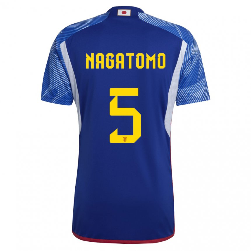 Hombre Camiseta Japón Yuto Nagatomo #5 Azul Real 1ª Equipación 22-24 La Camisa Argentina