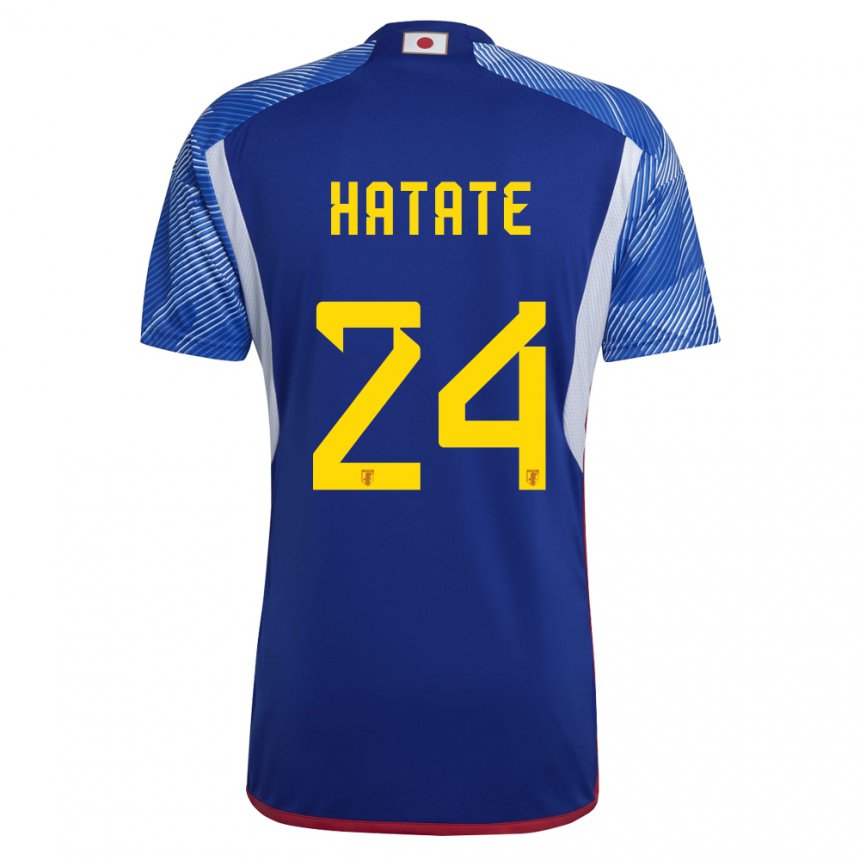 Hombre Camiseta Japón Reo Hatate #24 Azul Real 1ª Equipación 22-24 La Camisa Argentina