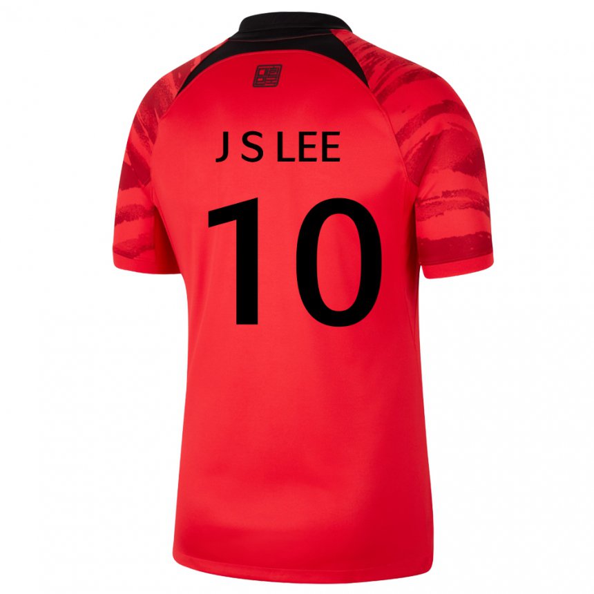 Hombre Camiseta Corea Del Sur Jae-sung Lee #10 Rojo Volver 1ª Equipación 22-24 La Camisa Argentina