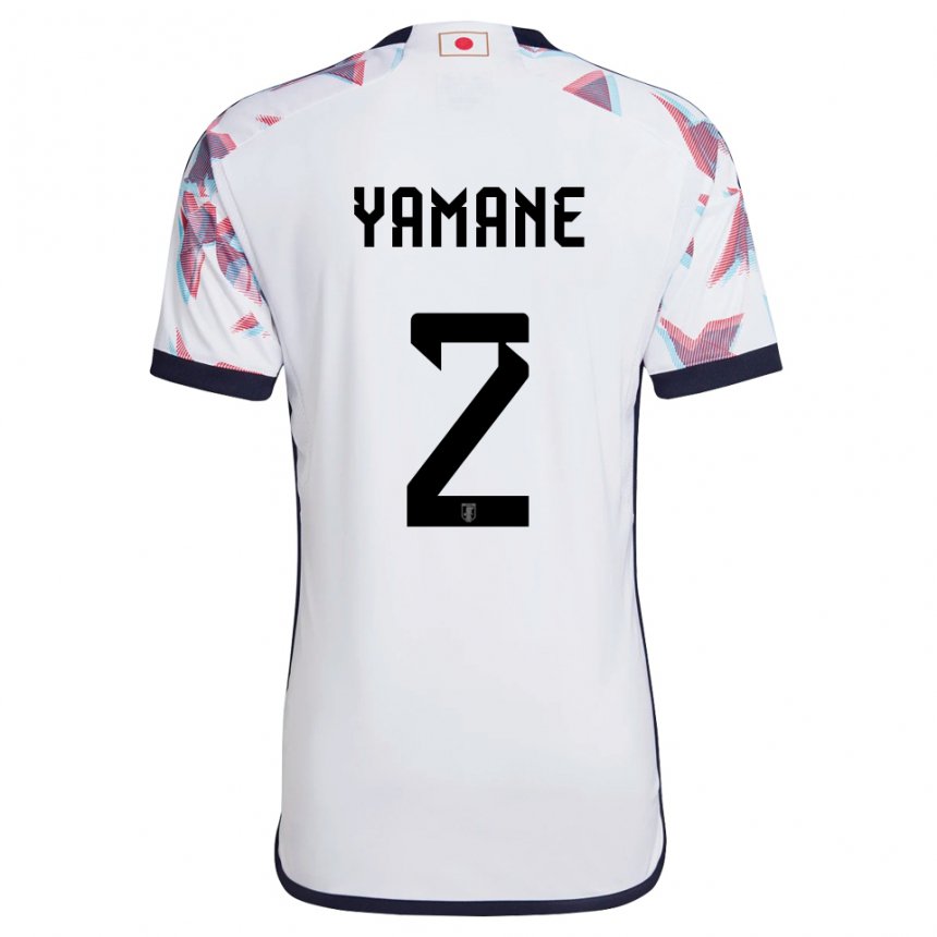 Hombre Camiseta Japón Miki Yamane #2 Blanco 2ª Equipación 22-24 La Camisa Argentina