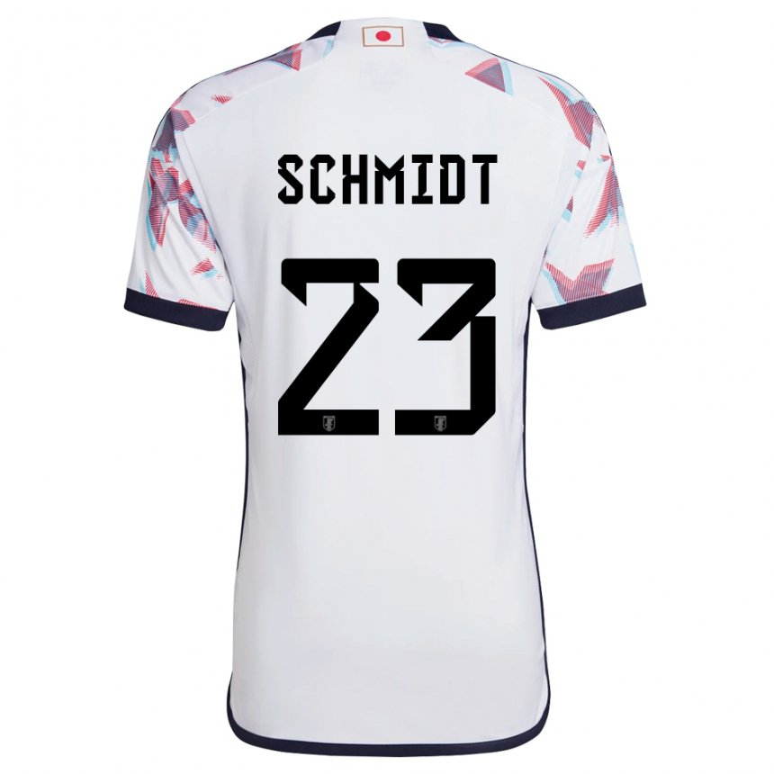 Hombre Camiseta Japón Daniel Schmidt #23 Blanco 2ª Equipación 22-24 La Camisa Argentina