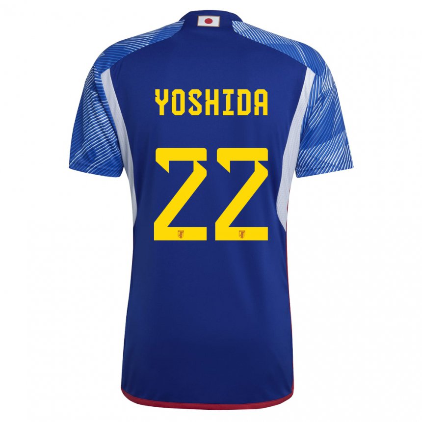 Mujer Camiseta Japón Maya Yoshida #22 Azul Real 1ª Equipación 22-24 La Camisa Argentina