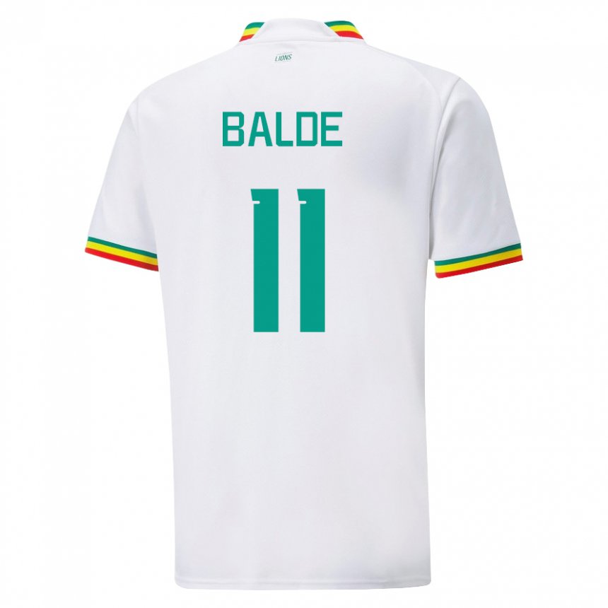 Niño Camiseta Senegal Haby Balde #11 Blanco 1ª Equipación 22-24 La Camisa Argentina