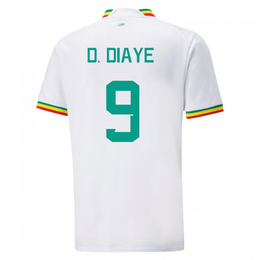 Niño Camiseta Senegal Dialy N Diaye #9 Blanco 1ª Equipación 22-24 La Camisa Argentina