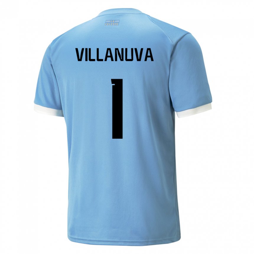 Niño Camiseta Uruguay Josefina Villanuva #1 Azul 1ª Equipación 22-24 La Camisa Argentina