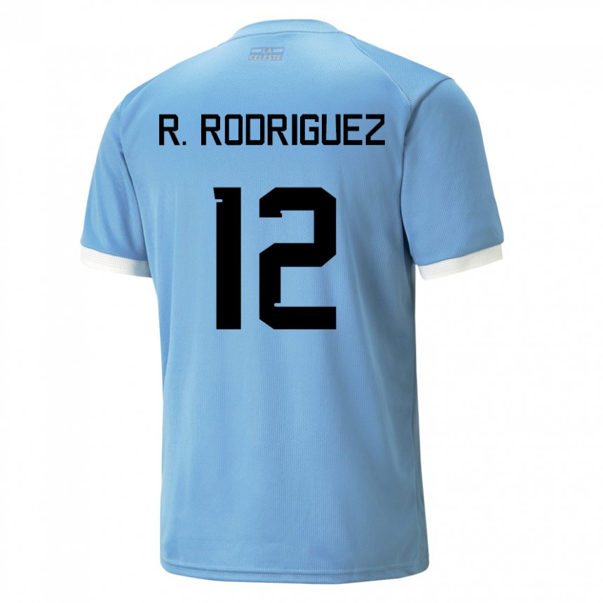 Niño Camiseta Uruguay Randall Rodriguez #12 Azul 1ª Equipación 22-24 La Camisa Argentina