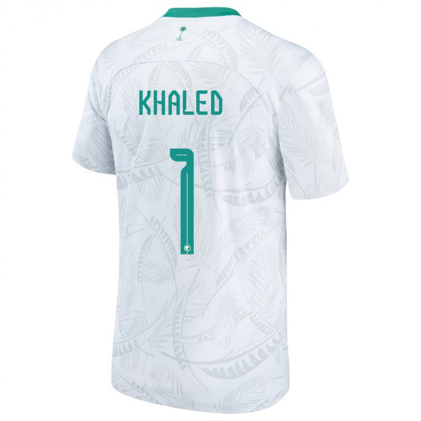 Niño Camiseta Arabia Saudita Sarah Khaled #1 Blanco 1ª Equipación 22-24 La Camisa Argentina