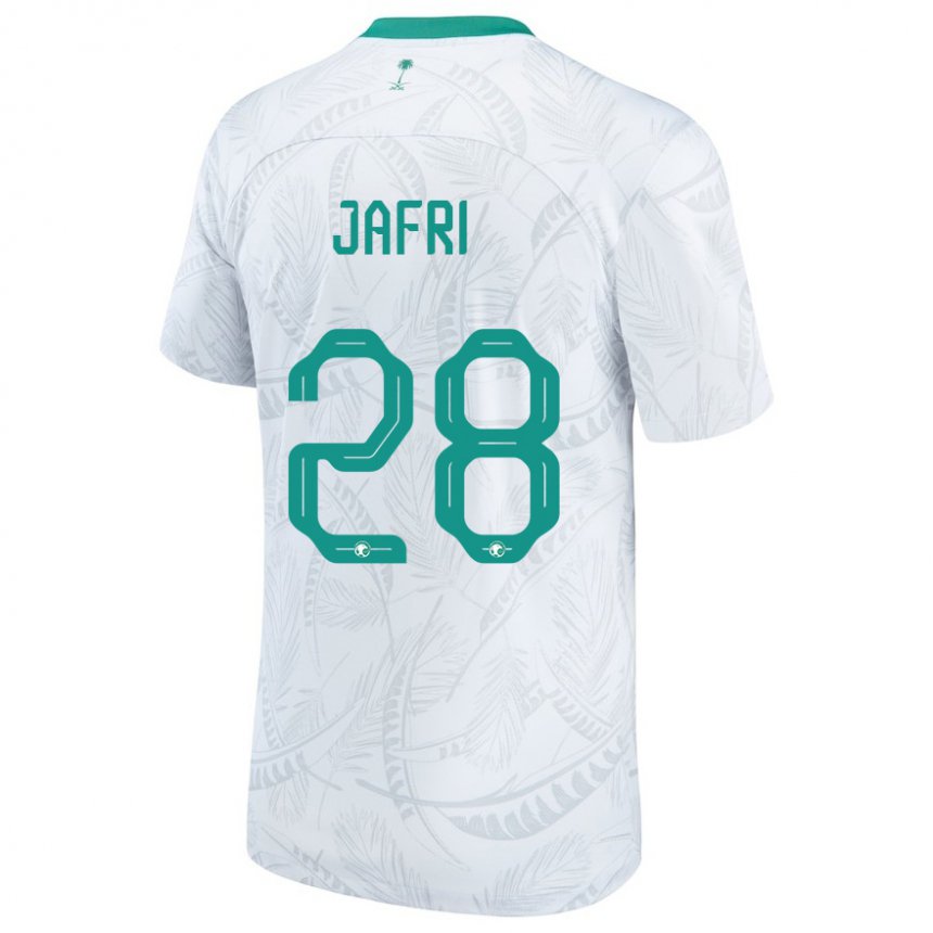 Niño Camiseta Arabia Saudita Farah Jafri #28 Blanco 1ª Equipación 22-24 La Camisa Argentina