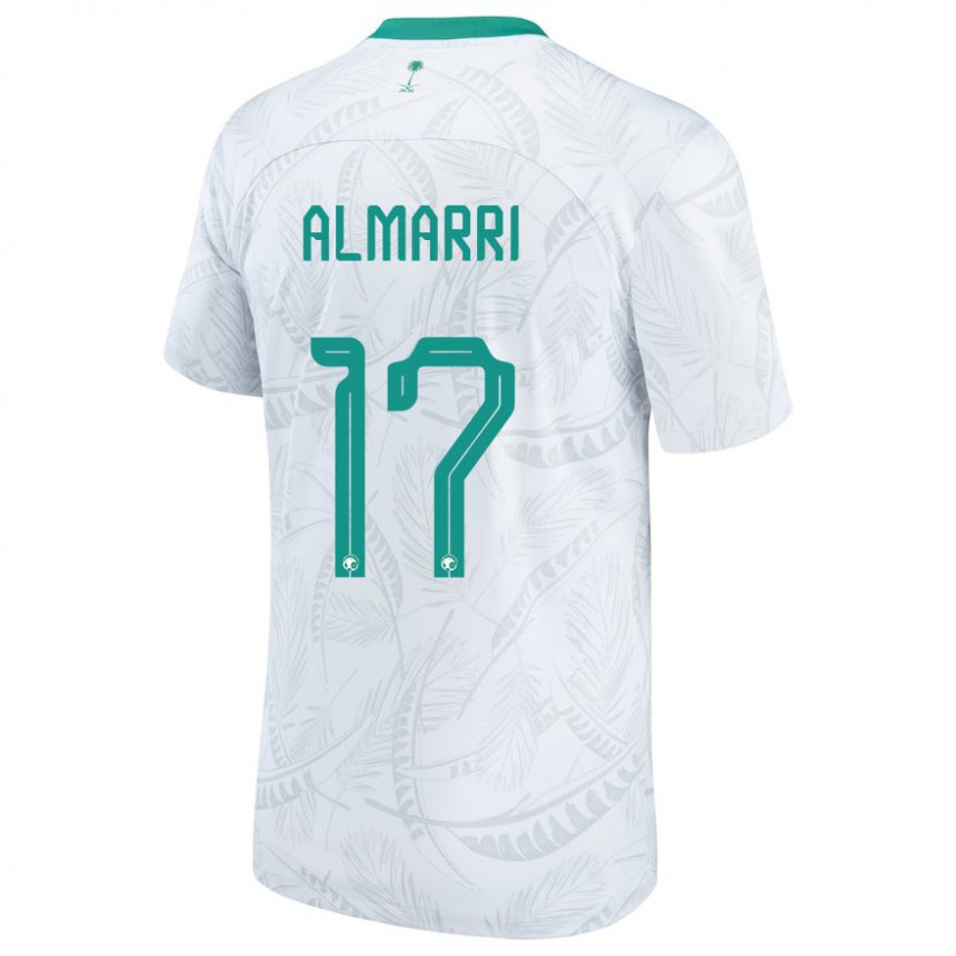 Niño Camiseta Arabia Saudita Mohammed Almarri #17 Blanco 1ª Equipación 22-24 La Camisa Argentina